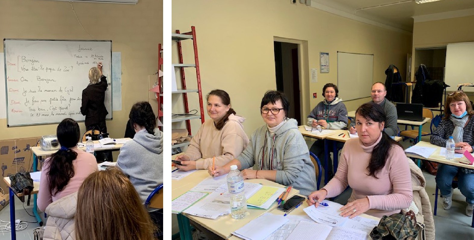 Cours de FLE rue Louis Morin