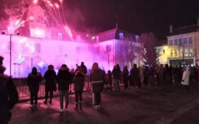 Marché gastronomique de Noël et conte pyrotechnique