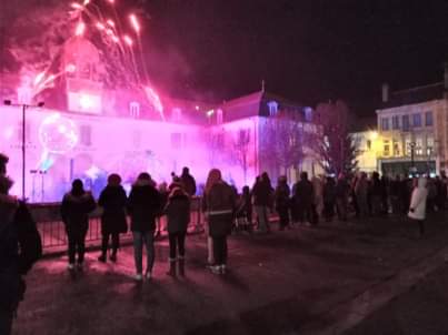 Conte pyrotechnique et marché de Noël