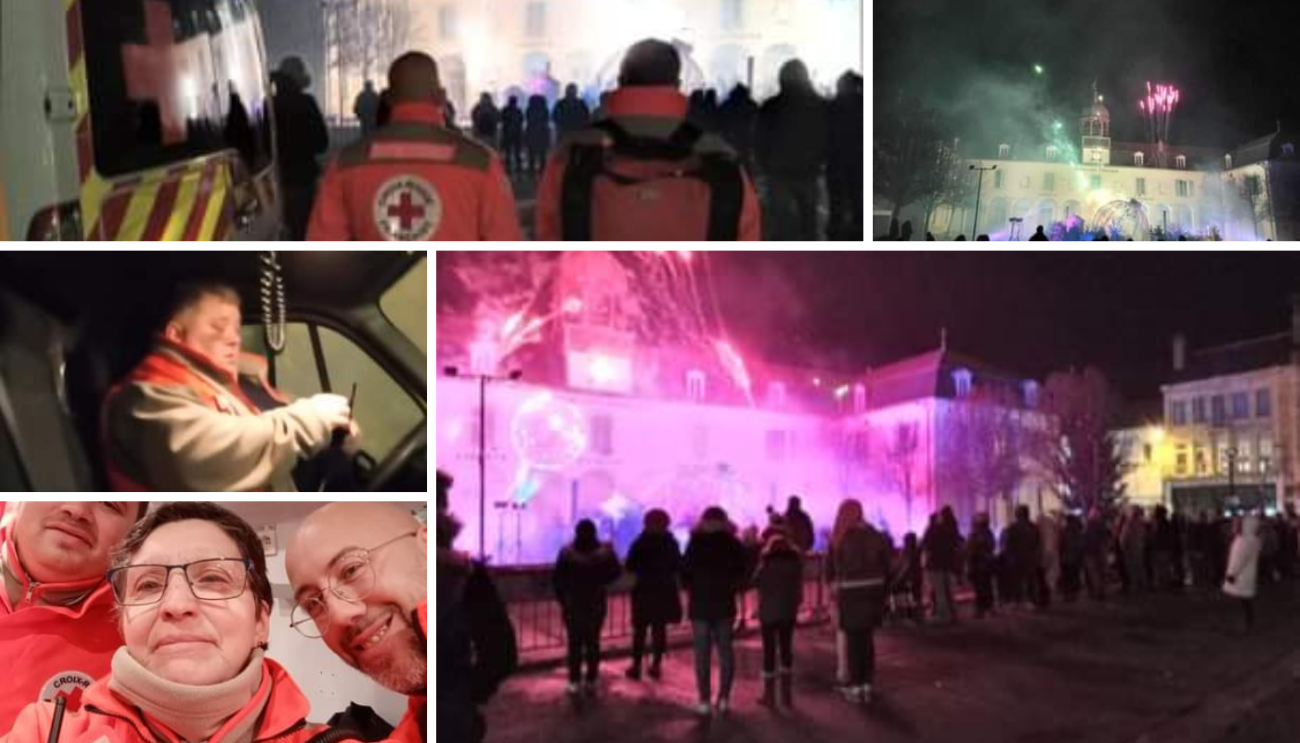 Conte pyrotechnique et marché de Noël