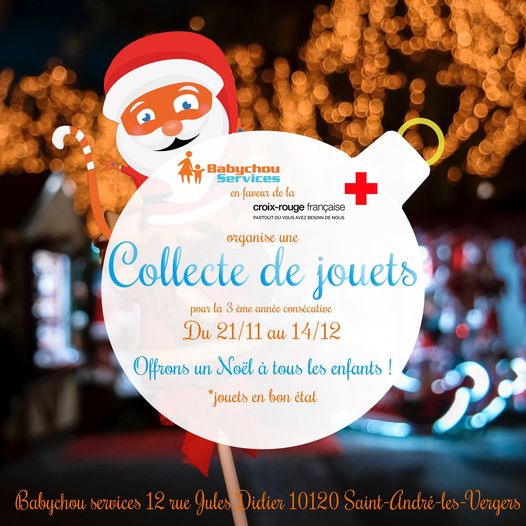 Collecte de jouets avec Babychou Services