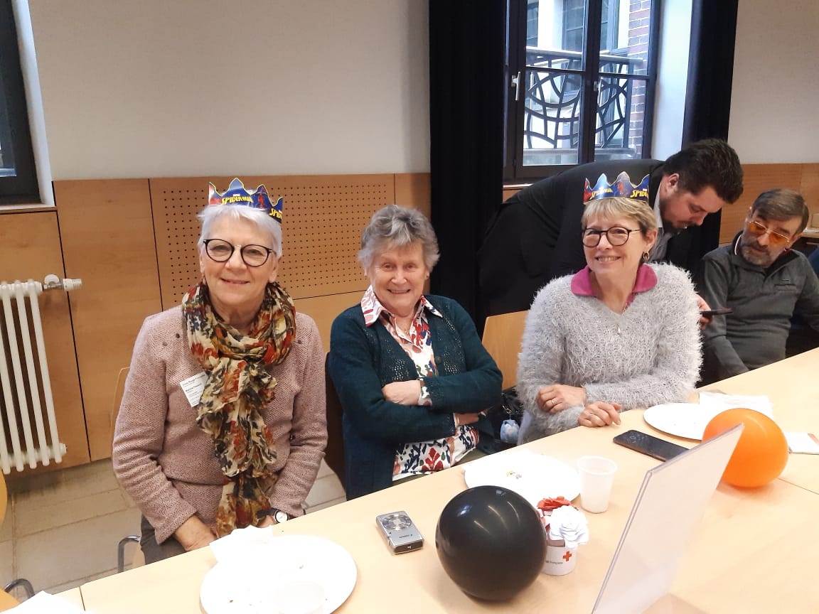 galette des rois avec l'unité locale de Sézanne