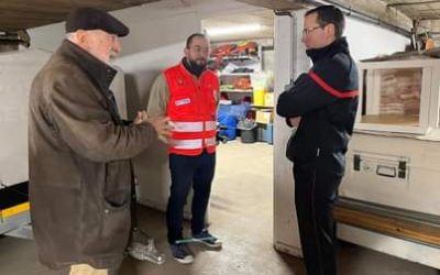 Visite du colonel Koch, Directeur Départemental Adjoint des services d&rsquo;incendie et de secours de l&rsquo;Aube