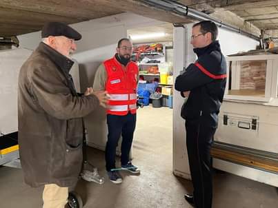 Visite du colonel Koch, Directeur Départemental Adjoint des services d&rsquo;incendie et de secours de l&rsquo;Aube