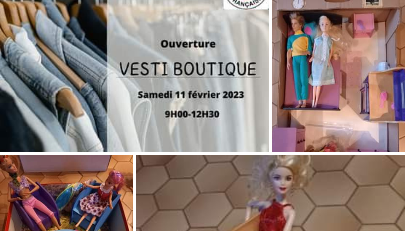 ouverture de la vestiboutique de Nogent-sur-Seine du samedi 11 février