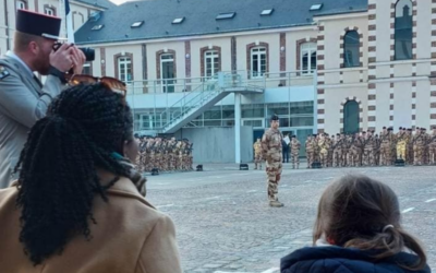 Cérémonie du 5ème régiment des Dragons