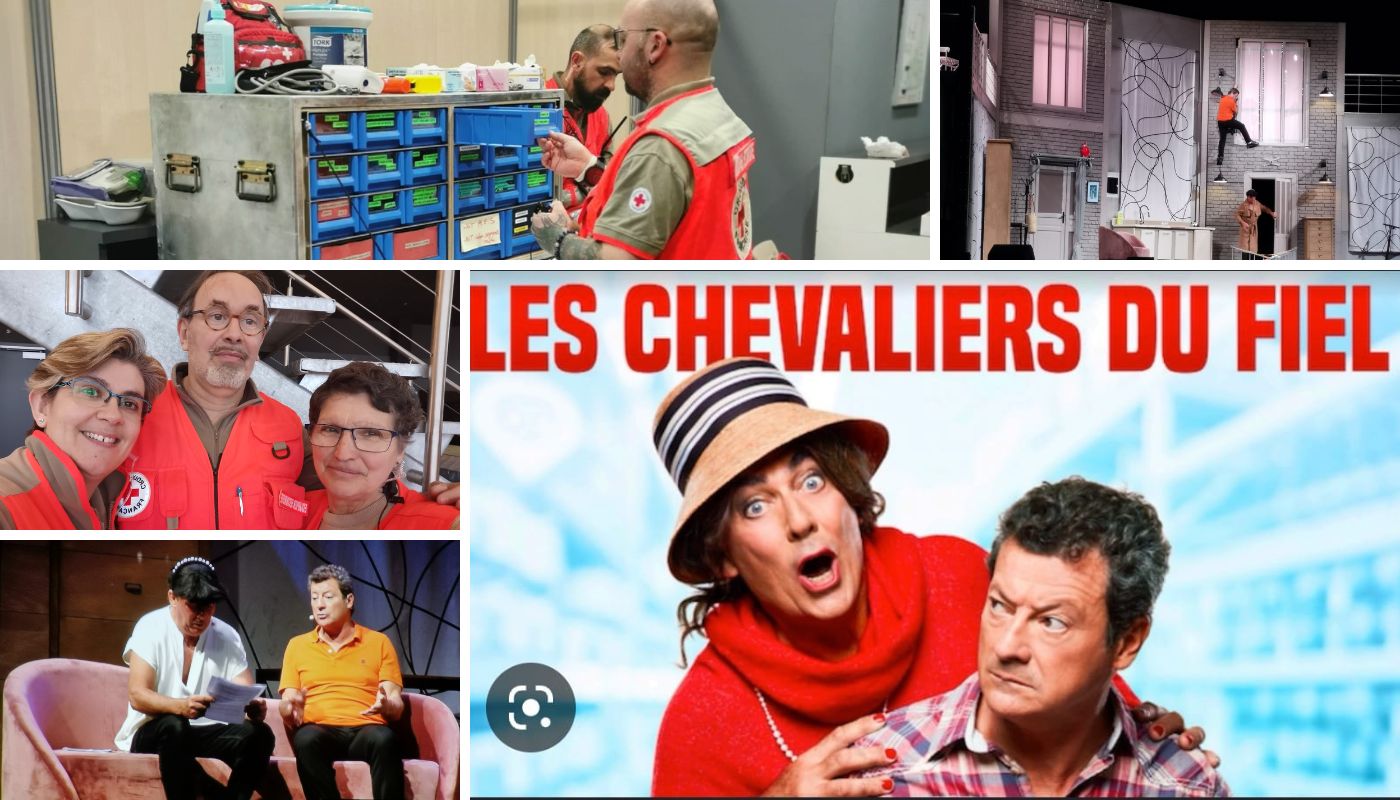 Les Chevaliers du Fiel avec la Croix-Rouge à Troyes