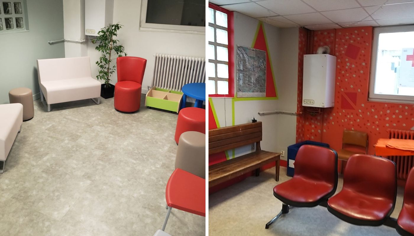 rafraichiisement de l'accueil à l'unité locale du grand Troyes