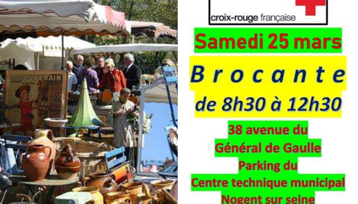 Brocante du 25 mars à Nogent-sur-Seine