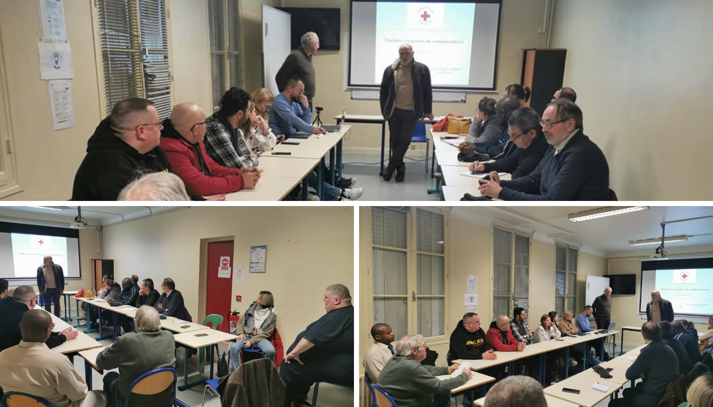 Formation avec le docteur Hubert à la Croix-Rouge de Troyes