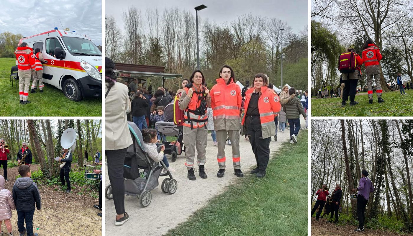chasse aux oeufs au parc des Moulins