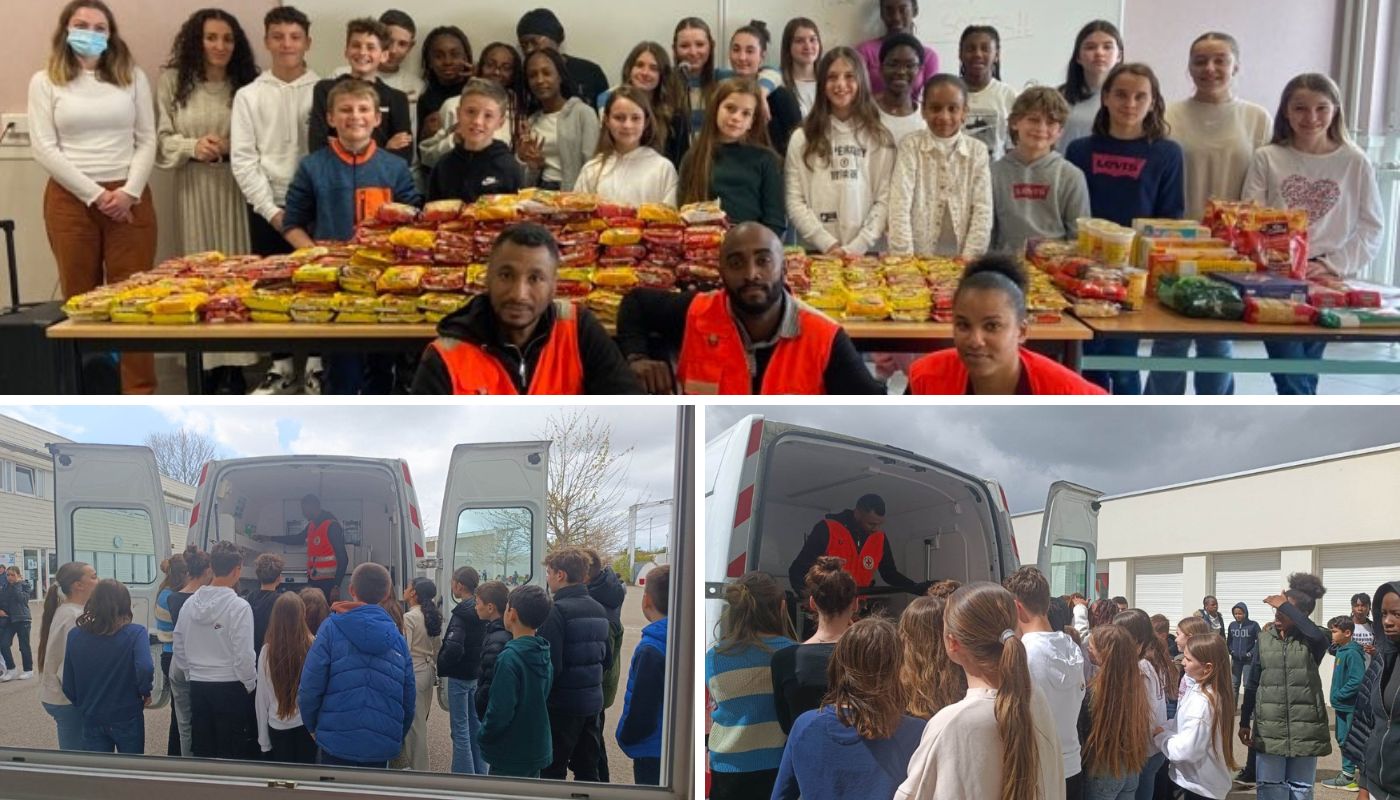 opération pâtes chinoises avec le collège Pierre Brossolette
