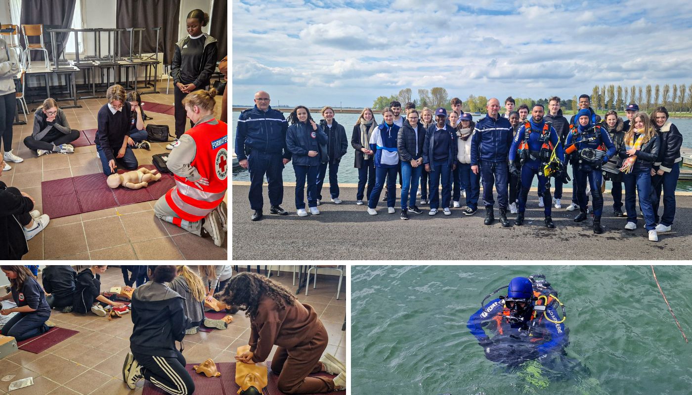 Les gestes qui sauvent avec la gendarmerie