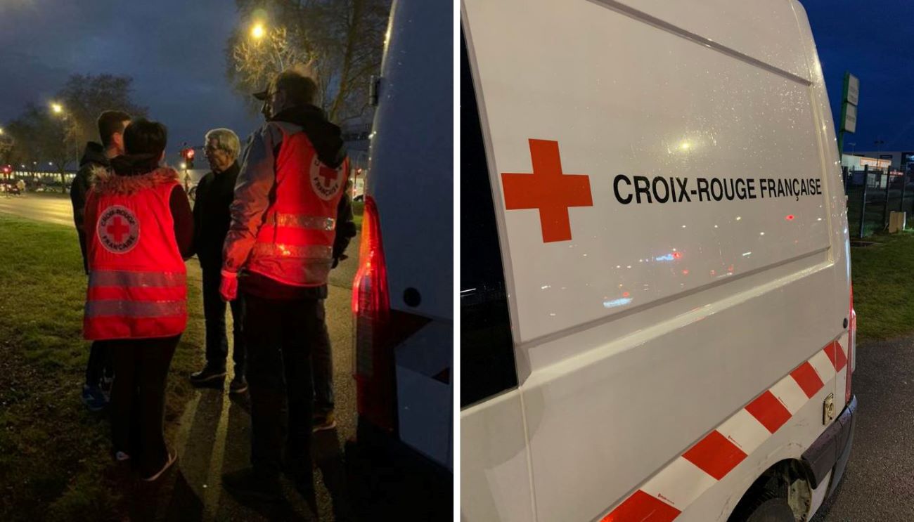 Rencotre de Marc Bret avec la maraude de la Croix-Rouge