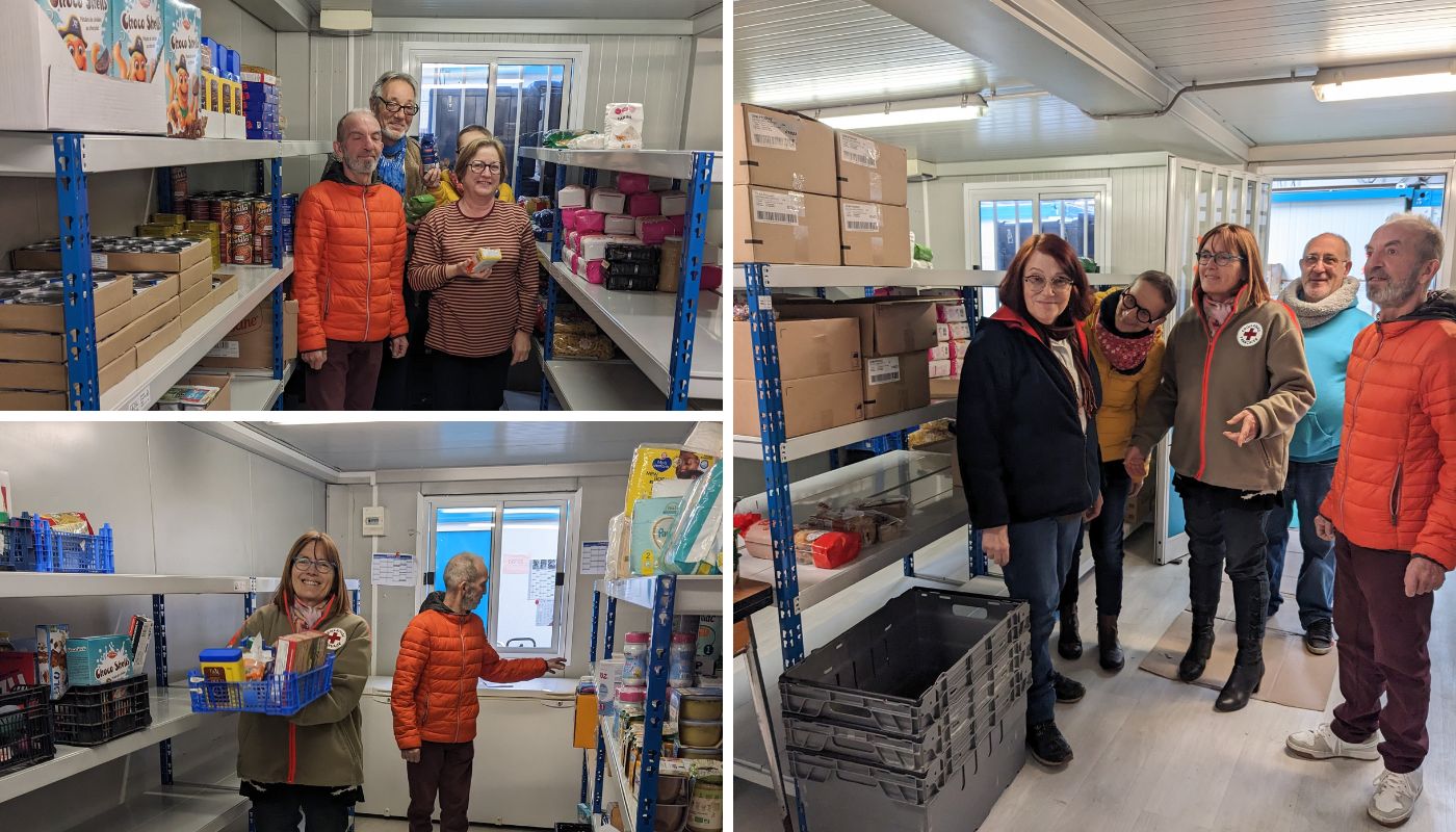 Réfection du local pour l'aide alimentaire