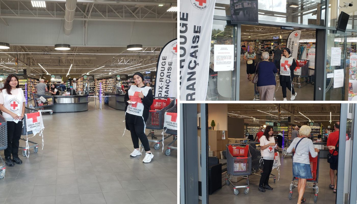 Collecte au super U de Saint-Germain