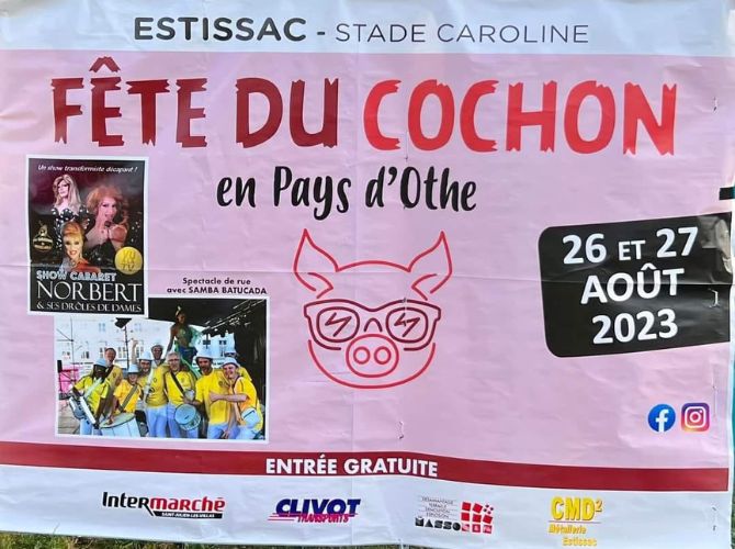 Fête du cochon des 26 et 27 août