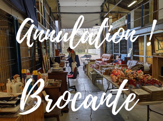 La brocante du 9 septembre à Nogent-sur-Seine ANNULEE
