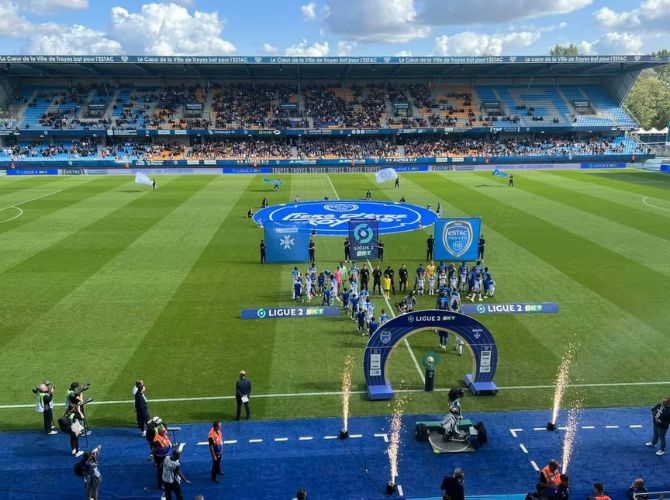 Match de l&rsquo;ESTAC contre l&rsquo;AJ d&rsquo;Auxerre