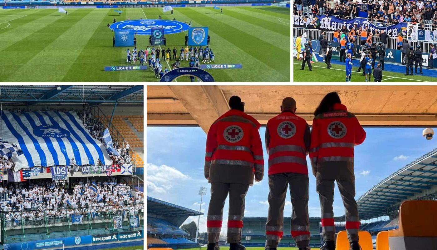 Match ESTAC contre AJ d'Auxerre