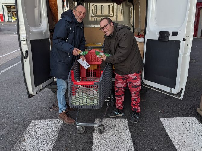 Collecte alimentaire à Nogent-sur-Seine
