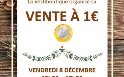 Vente exceptionnelle à la vestiboutique à Troyes