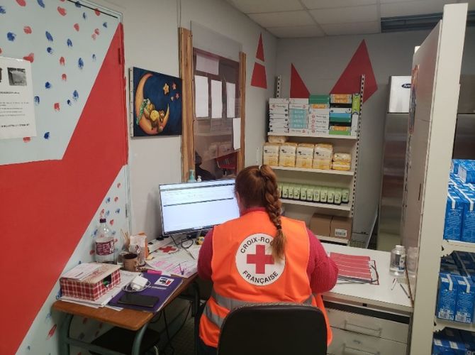 Aide alimentaire à L&rsquo;unité locale de Troyes.