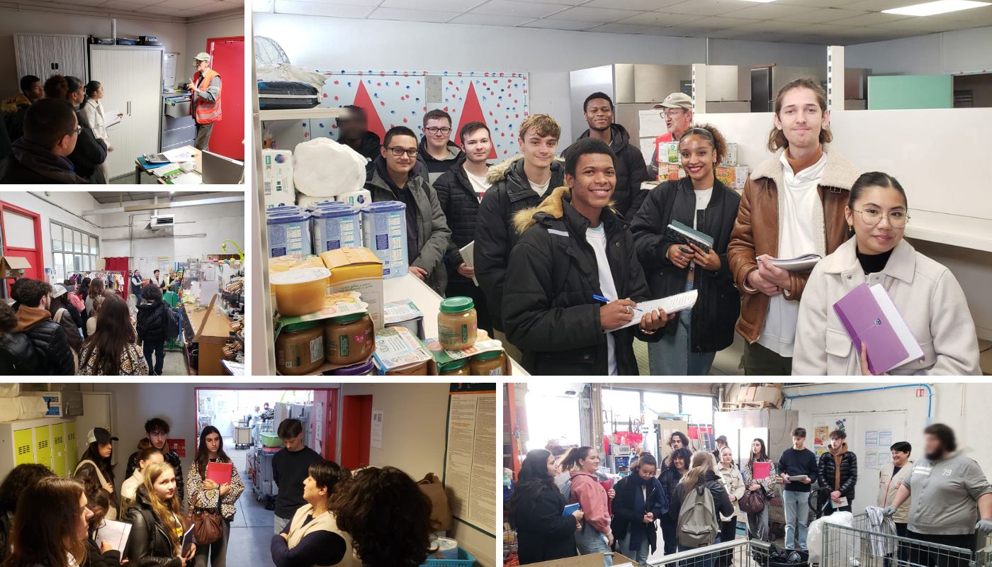 Visite des élèves de l'IUT