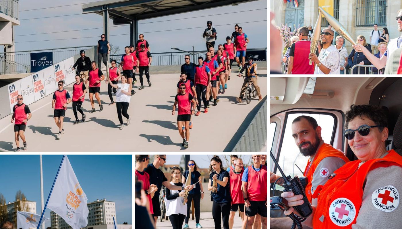 Test flamme olympique