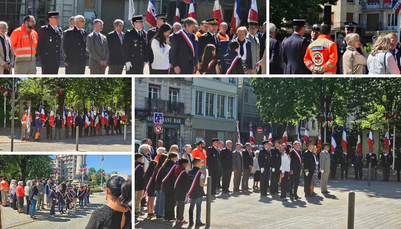 Cérémonie du 10 mai.