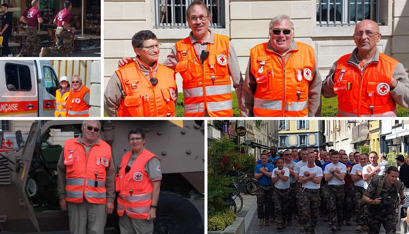 "Courons pour les blessés"