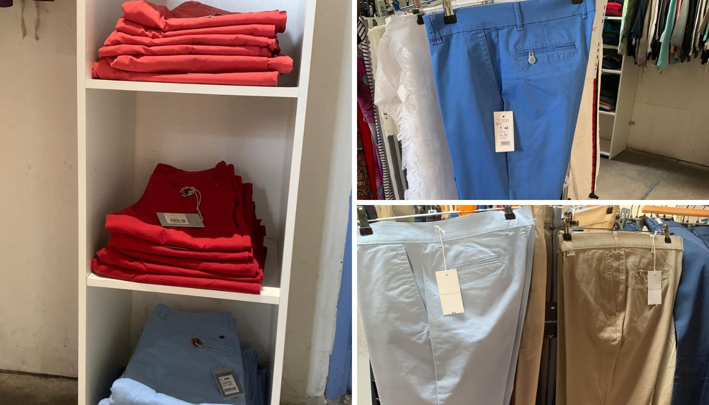 Vente exceptionnelle de vêtements neufs pour hommes