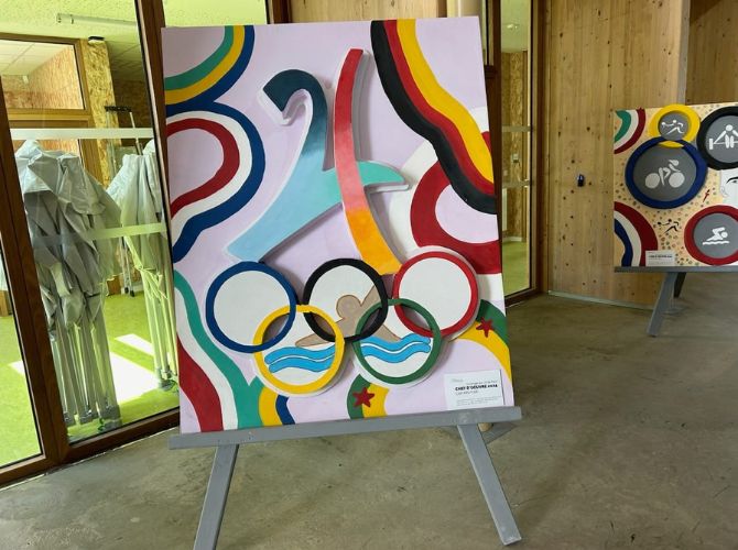 Passage de la flamme à Rosières