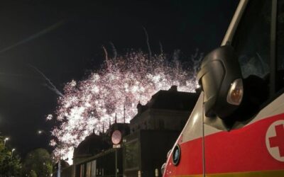 Feu d’artifice à Troyes